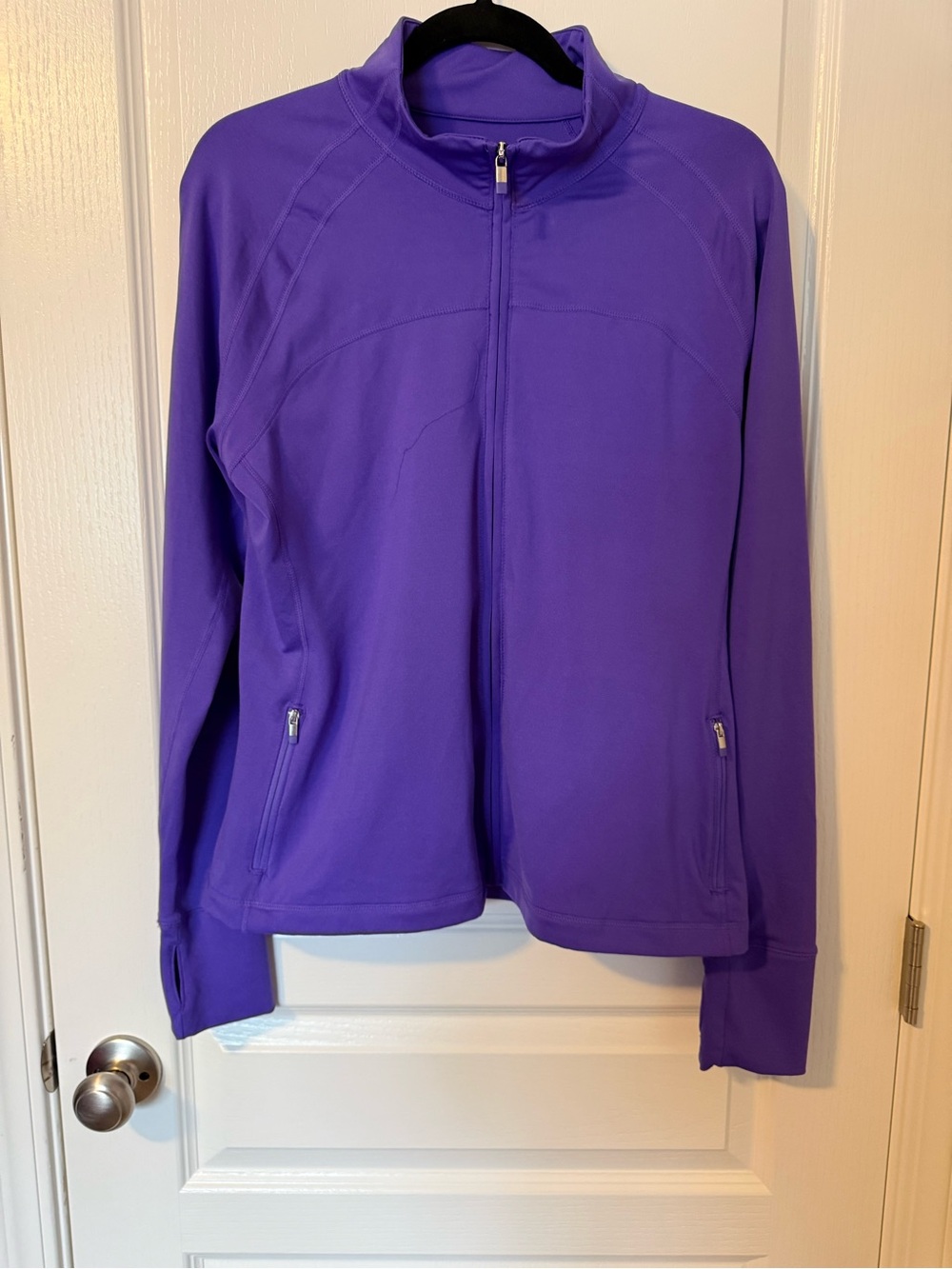 Women’s Lightweight Purple Full-Zip Utility Jacket